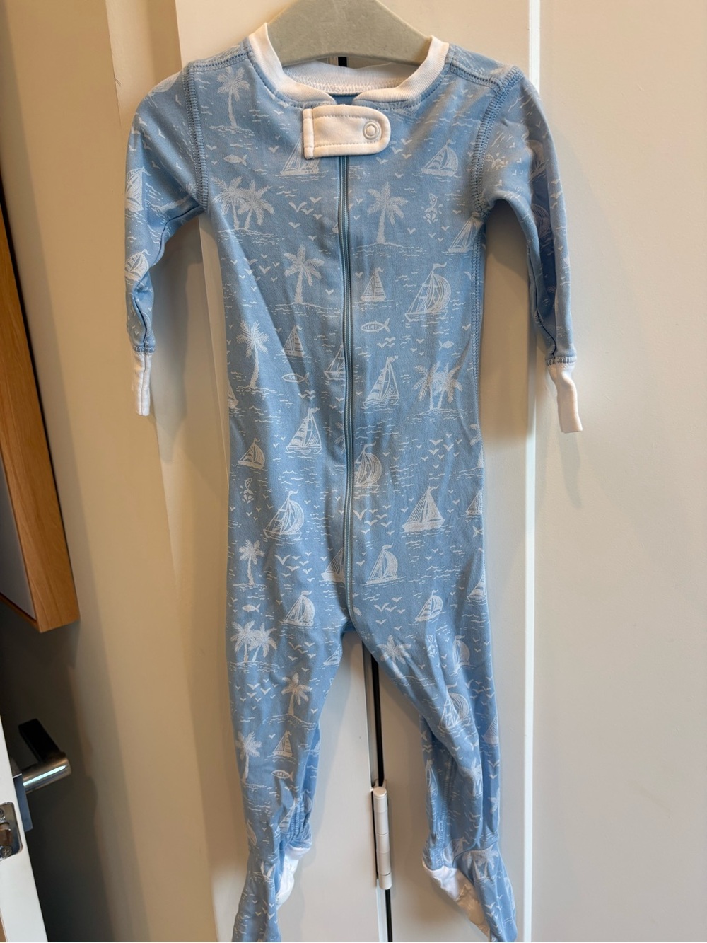 TBBC Blue Palm & Sail Print Sleeper
